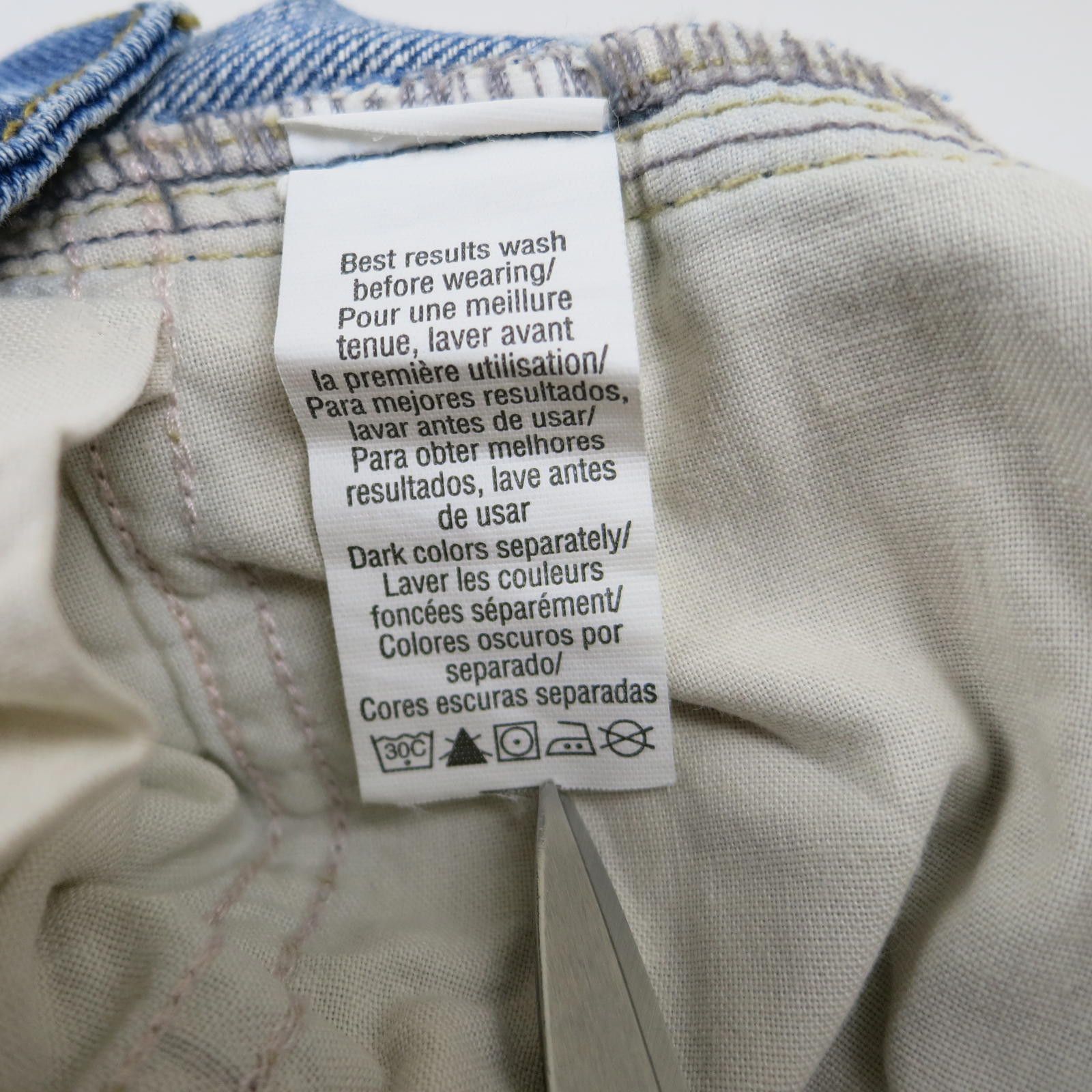 Other Calvin Klein Light Blue Cropped Jeans with Cuffed Hem Size 8 Size 30" / US 8 / IT 44 - 5 Thumbnail