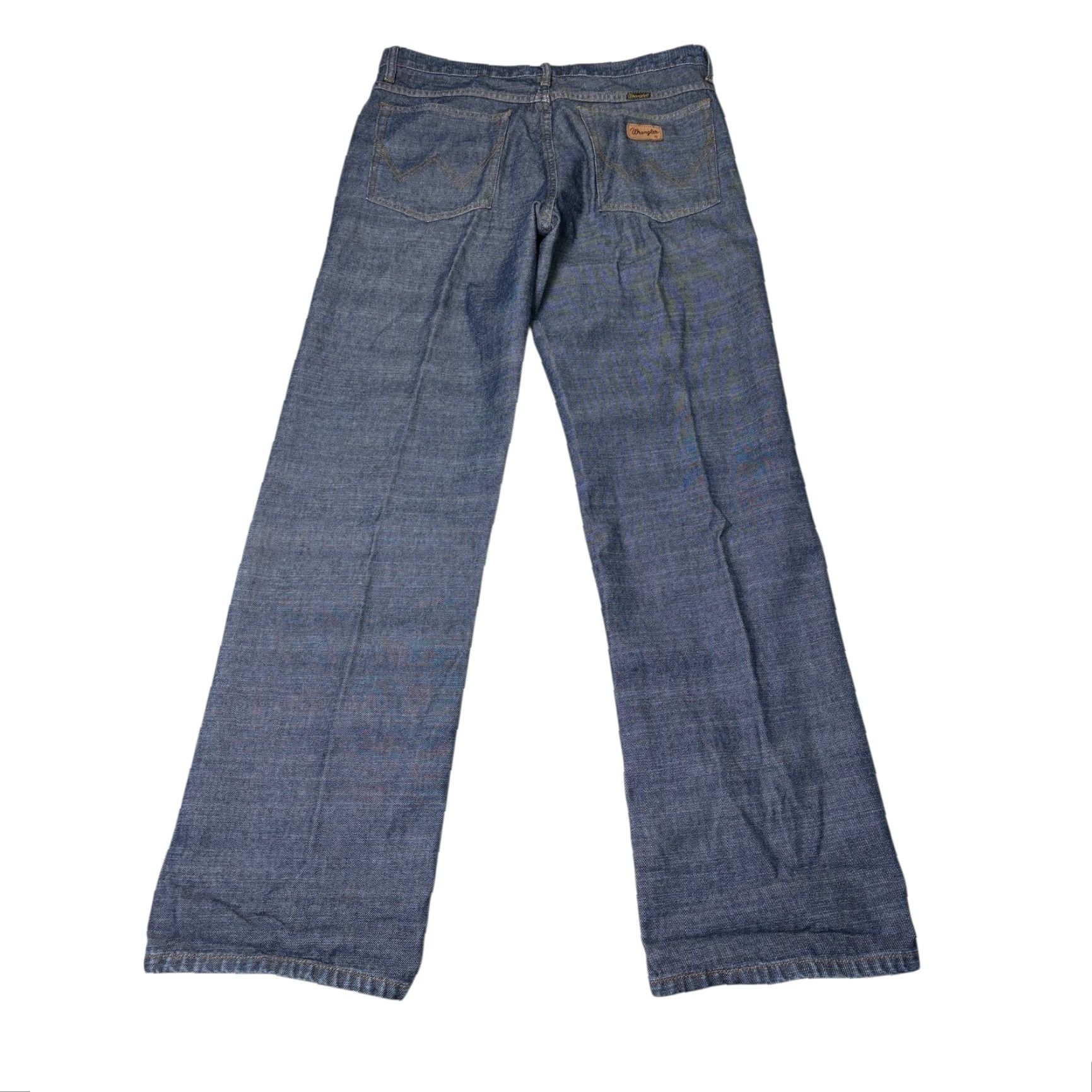 Wrangler VINTAGE Wrangler Jeans Men Blue Denim 36X33 Relaxed Fit Cotton 5-Pocket Denim Jeans Men Blue Denim Relaxed Vintage Wrangler Mens Clothing Size US 36 / EU 52 - 7 Thumbnail