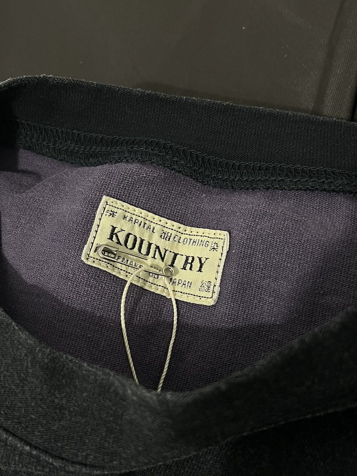 Kapital Kapital 2 tone Big pocket Bone tee Size US S / EU 44-46 / 1 - 3 Thumbnail