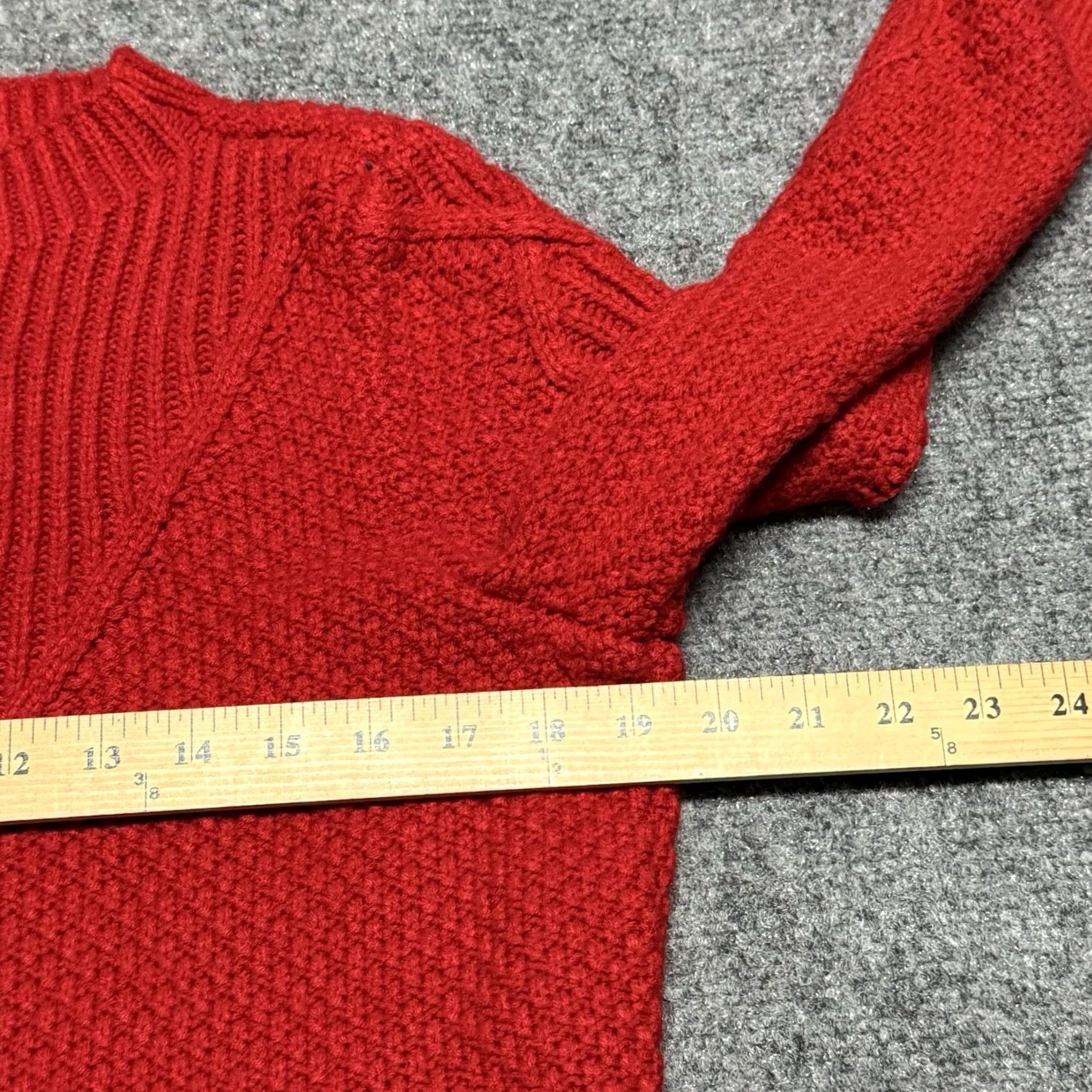 Karl Lagerfeld Karl Lagerfeld Paris Sweater Womens M Red Knit Top Pullover Acrylic Knit Regular Size M / US 6-8 / IT 42-44 - 6 Thumbnail