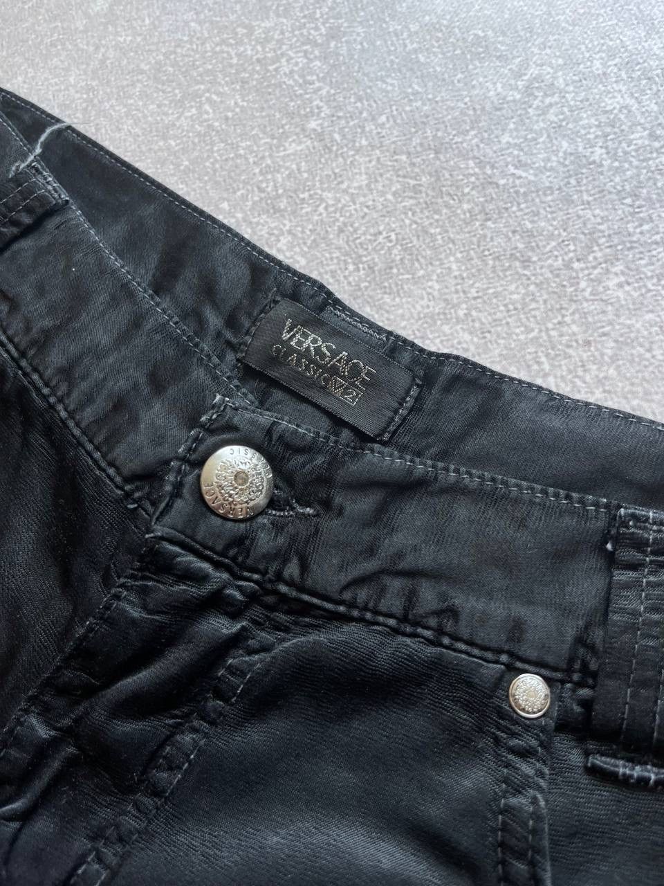 Versace Vintage Versace Silk Baggy Pants Y2K 34 + Dolce Embroidery Size US 34 / EU 50 - 17 Thumbnail