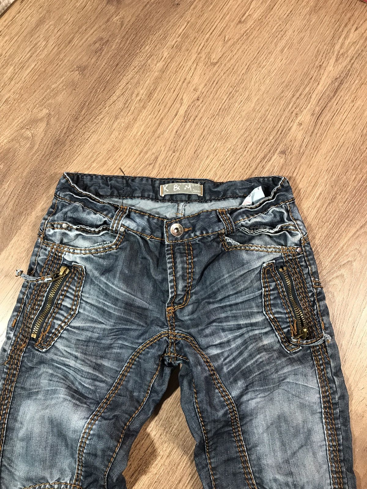 Japanese Brand × Vintage K&M Vintage Japanese Denim Pants Jeans Size US 31 - 4 Thumbnail