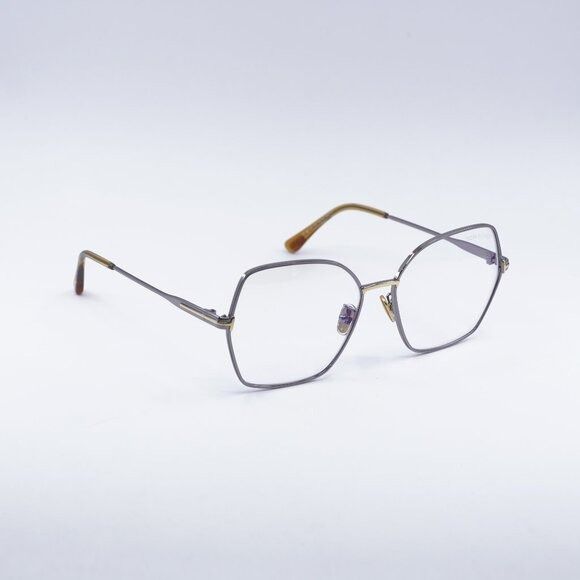 Tom Ford Tom Ford FT5876-B 014 Eyeglasses Ruthenium 56mm Butterfly Size ONE SIZE - 1 Thumbnail