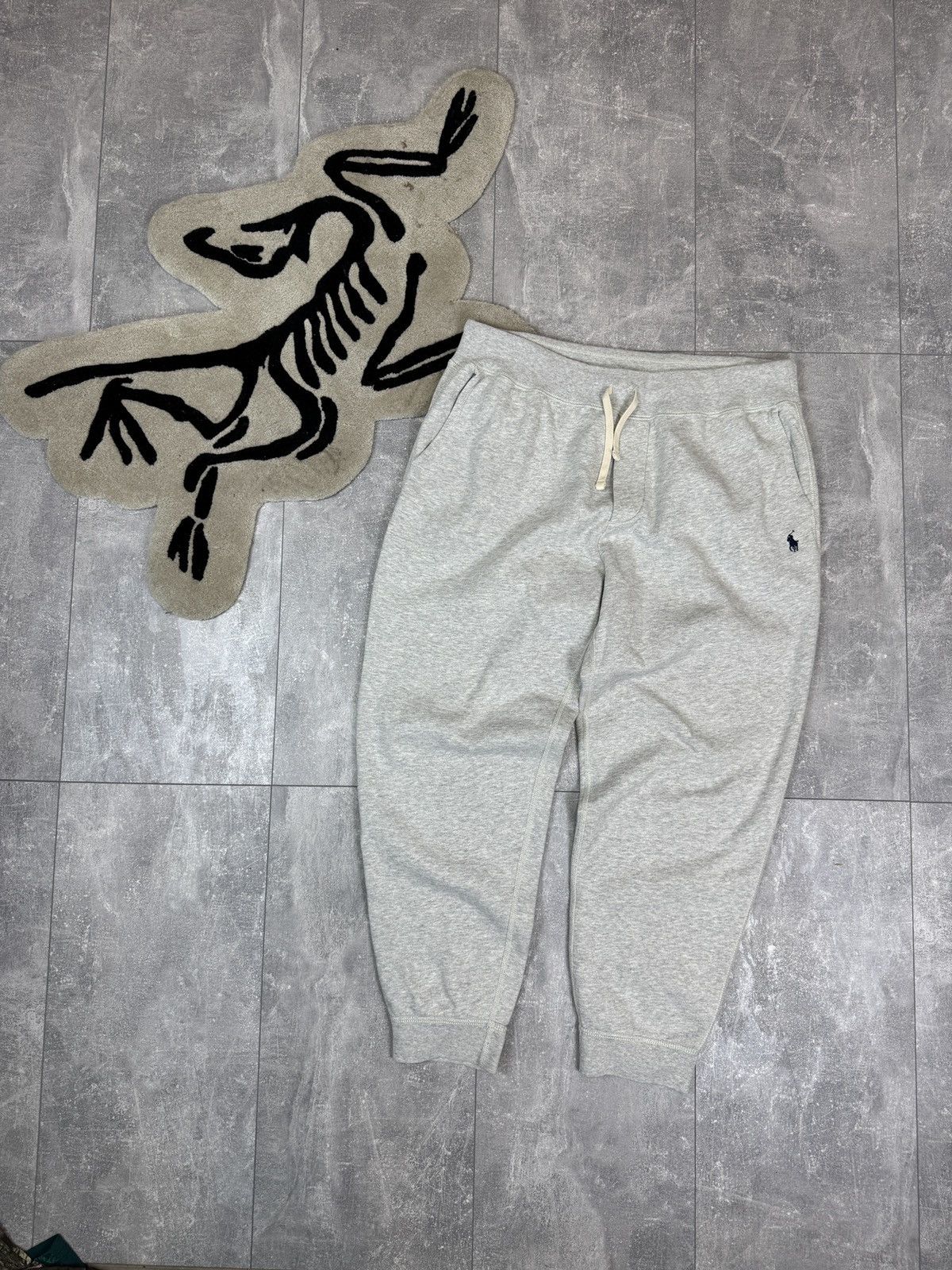 Polo Ralph Lauren Mens Vintage Polo Ralph Lauren sweatpants gray pants y2k Size US 36 / EU 52 - 1 Thumbnail