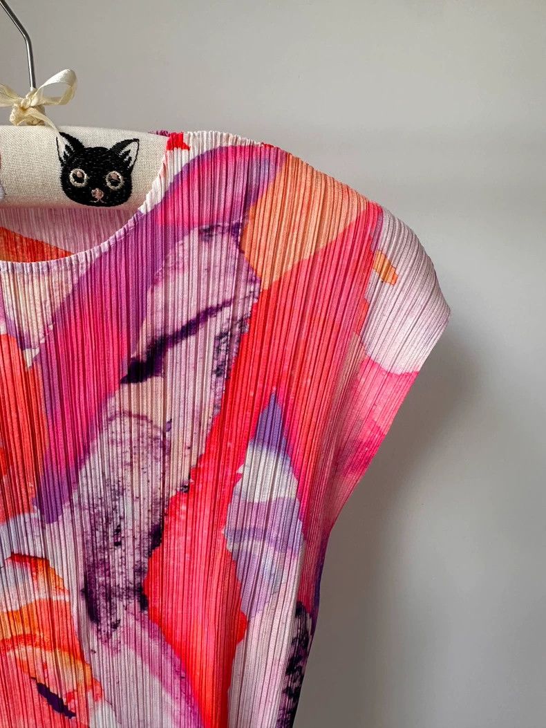 Issey Miyake Issey Miyake size:3 Pink vest Size XS / US 0-2 / IT 36-38 - 3 Thumbnail