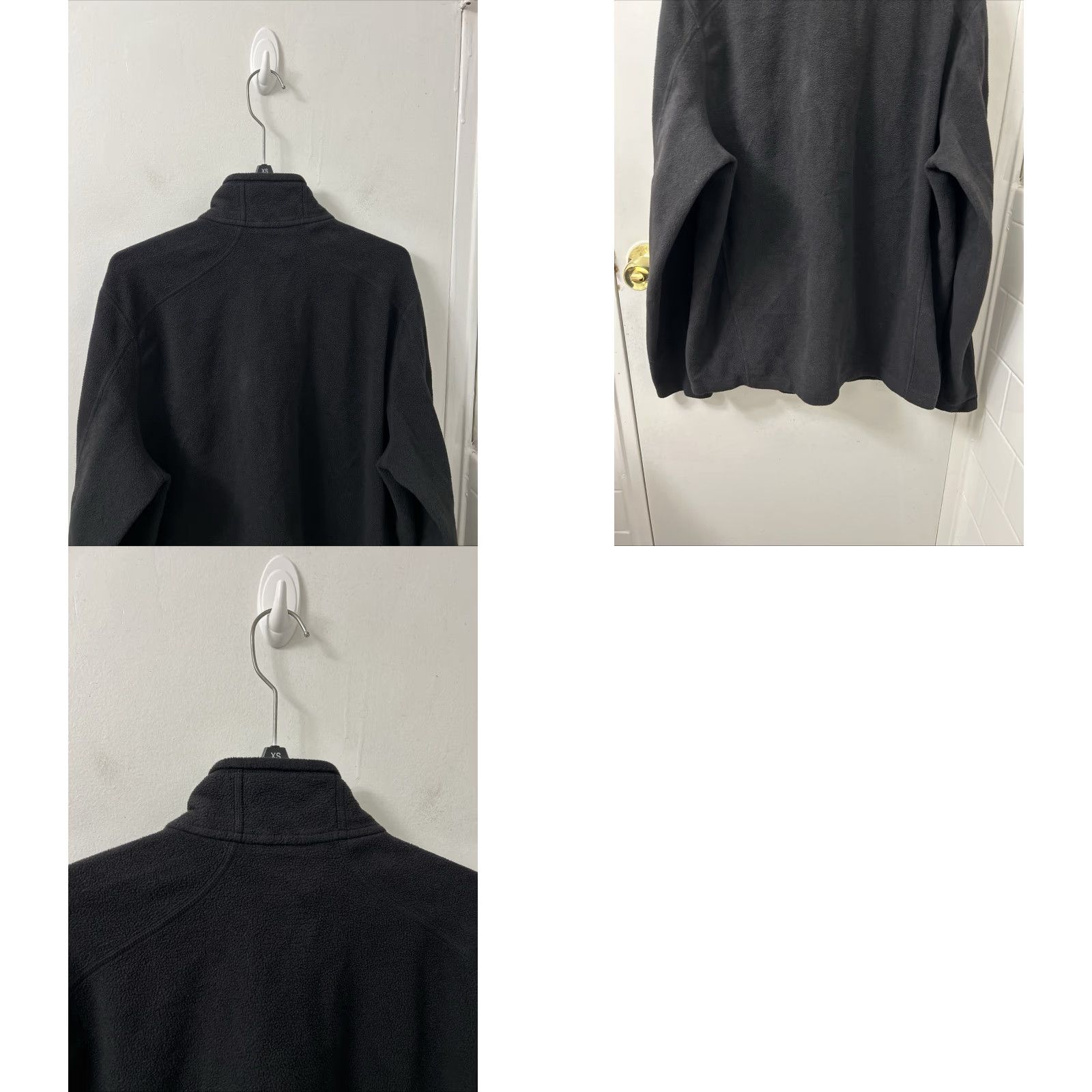Vintage LL Bean Trail Fleece Jacket Mens Large Black Full Zip Stand-Up Collar Breathable Wind-Resistant 505090 Size US L / EU 52-54 / 3 - 8 Thumbnail