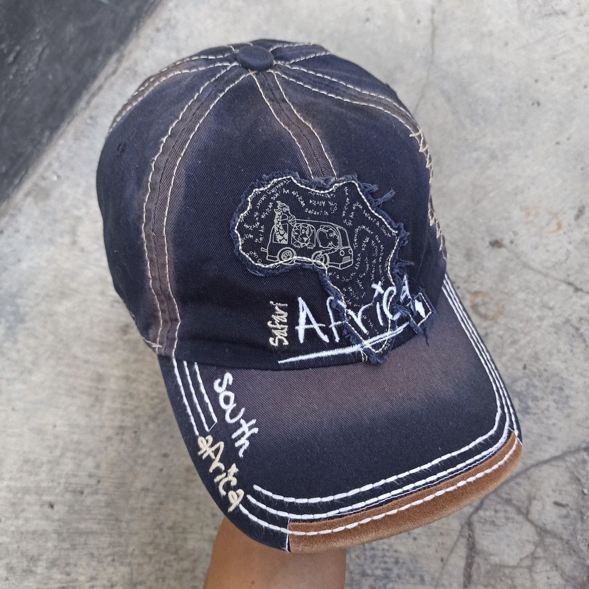 14th Addiction Sick washed distressed hat safari South Africa Size ONE SIZE - 10 Thumbnail