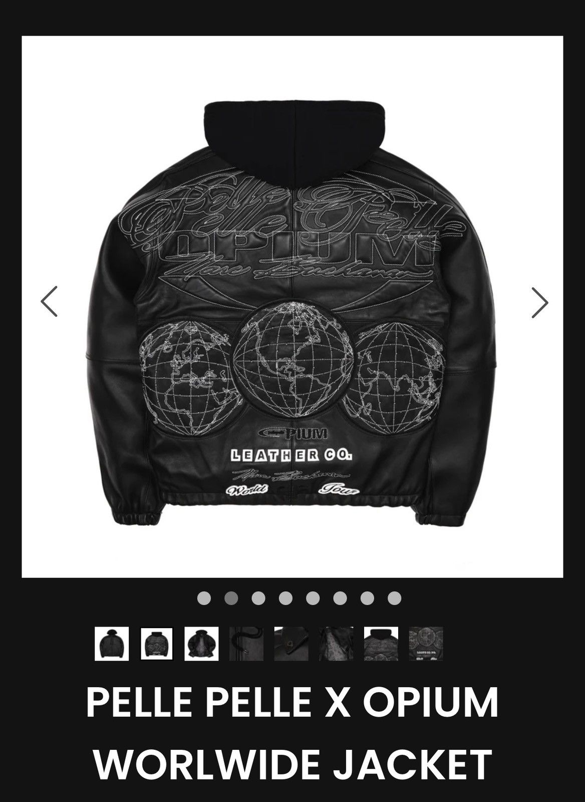 Pelle Pelle Pelle Pelle x Playboi Carti Opium 3 Globes Jacket Size US L / EU 52-54 / 3 - 1 Thumbnail
