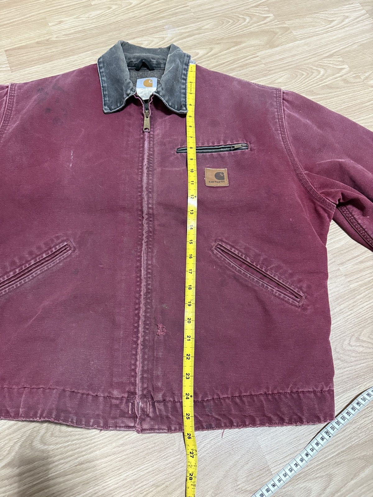 Carhartt Carhartt CRI Detroit Jacket Crimson Red *RARE* Size US L / EU 52-54 / 3 - 17 Thumbnail