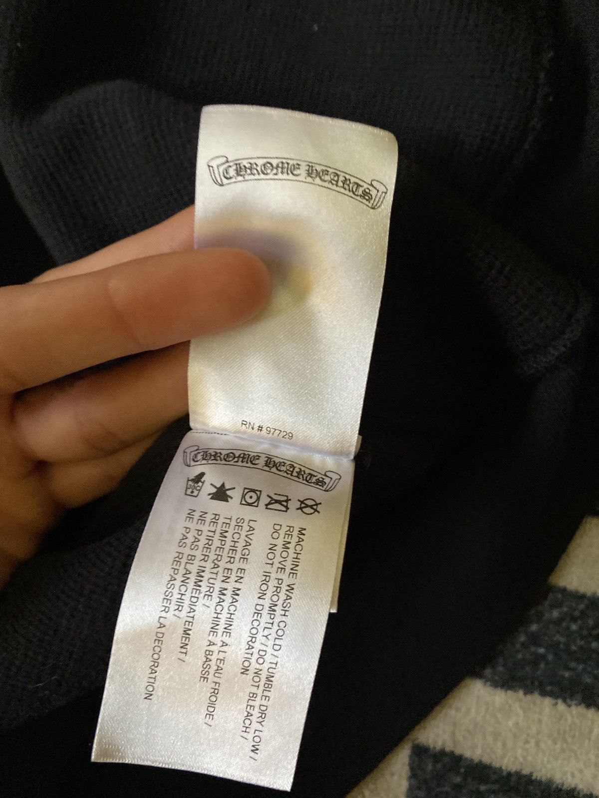 Chrome Hearts Chrome Heart horseshoes thermal hoodie Size US S / EU 44-46 / 1 - 7 Thumbnail