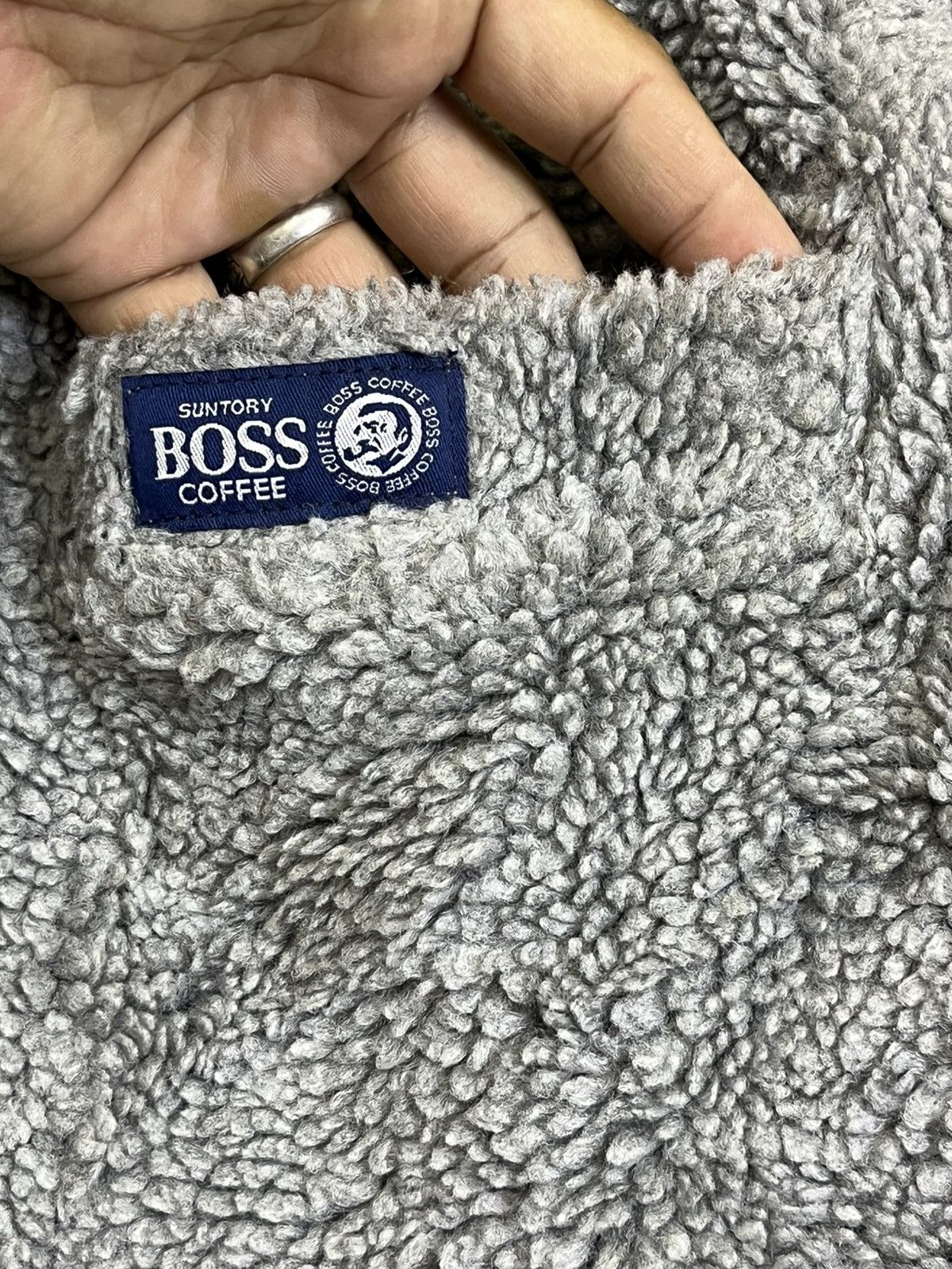 Japanese Brand Vintage SUNTORY BOSS COFFE reversible ma-1 bomber jackets Size US L / EU 52-54 / 3 - 15 Thumbnail
