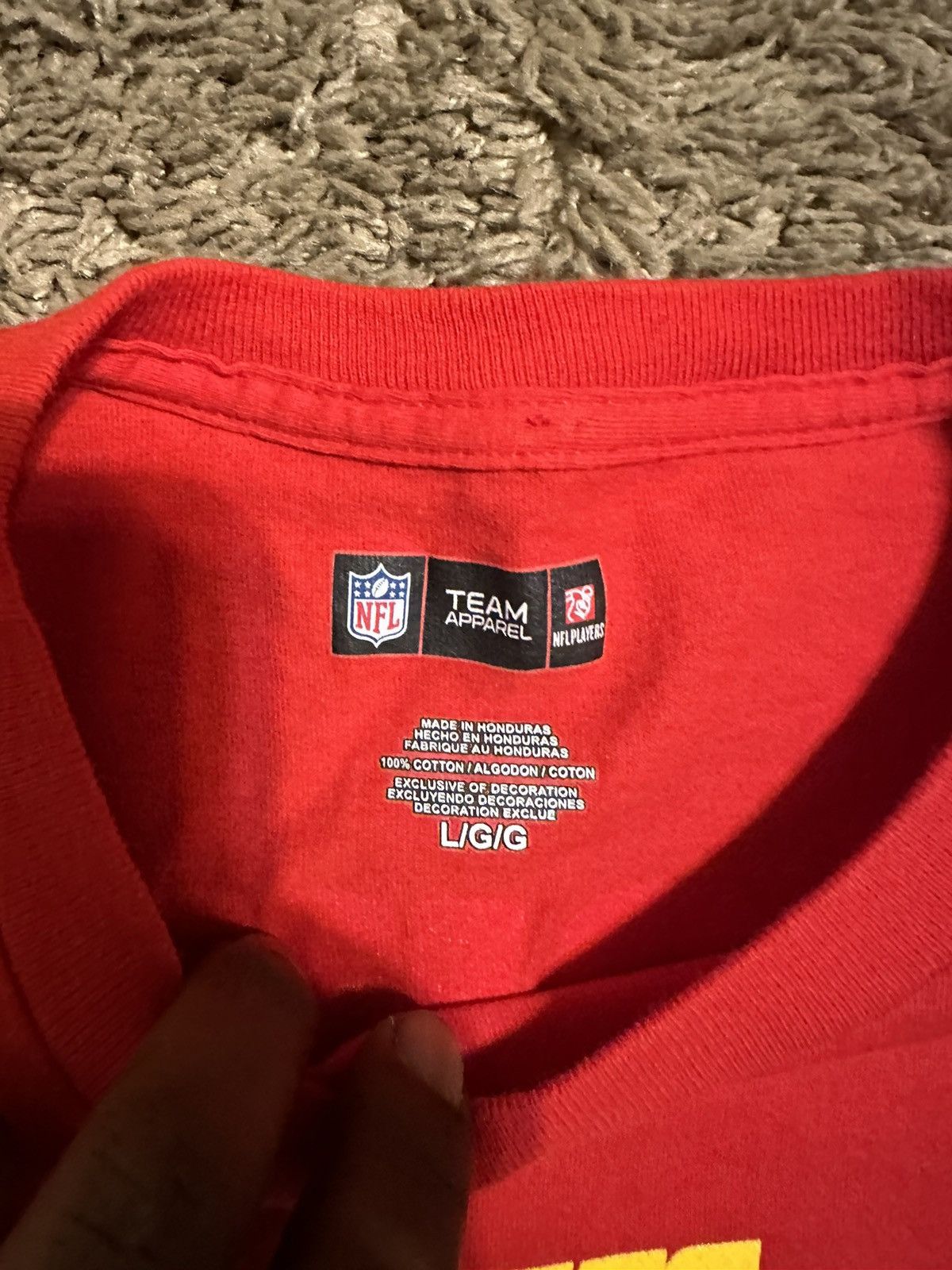 NFL × Vintage Vintage NFL Kansas City Chiefs Jersey shirt 00s size large Size US L / EU 52-54 / 3 - 6 Thumbnail