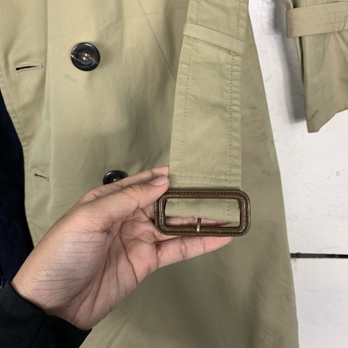 Japanese Brand Drawer Double Breasted Trench Coat Size XS / US 0-2 / IT 36-38 - 15 Thumbnail