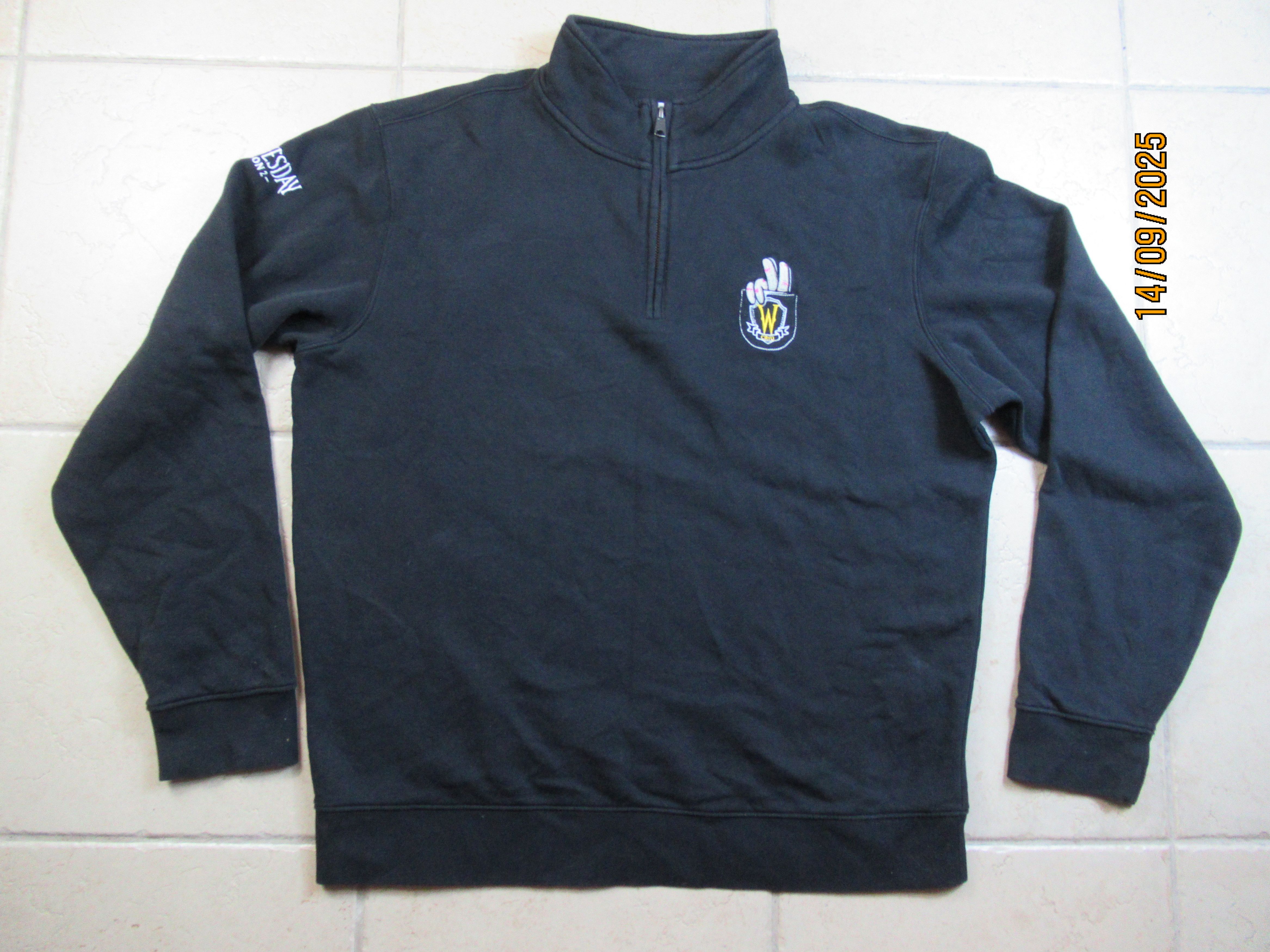 Other TV series "Wednesday" 2 black sweatshirt Size US XXL / EU 58 / 5 - 1 Thumbnail