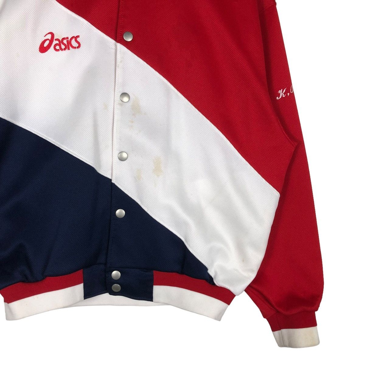 Japanese Brand 🔥VINTAGE BOMBER JACKET ASICS JAPAN BIG LOGO Size US M / EU 48-50 / 2 - 7 Thumbnail