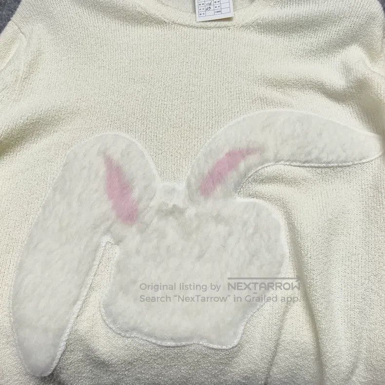 Dior Dior Rabbit inlaid round-neck pullover knitwear Size US S / EU 44-46 / 1 - 4 Thumbnail