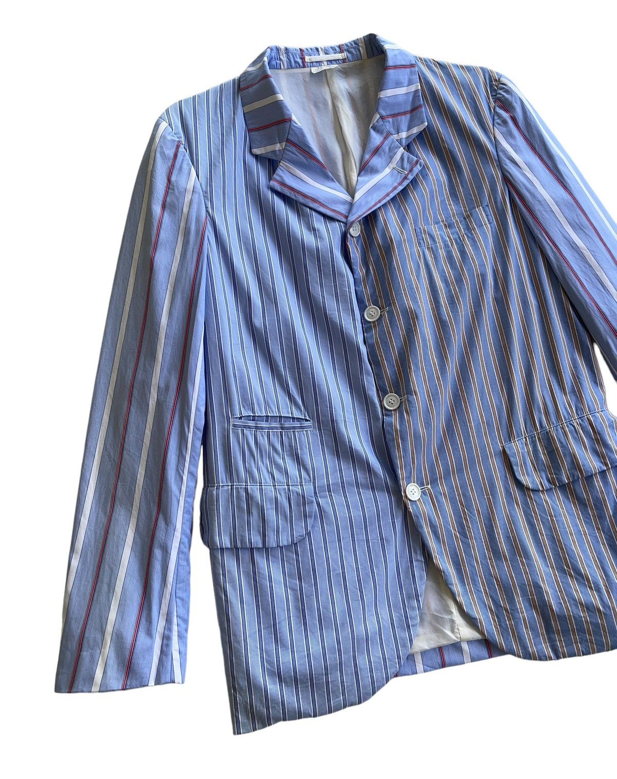 Comme des Garcons Homme Deux SS20 Comme Des Garcons Homme Deux Stripe Jacket Size US M / EU 48-50 / 2 - 4 Thumbnail