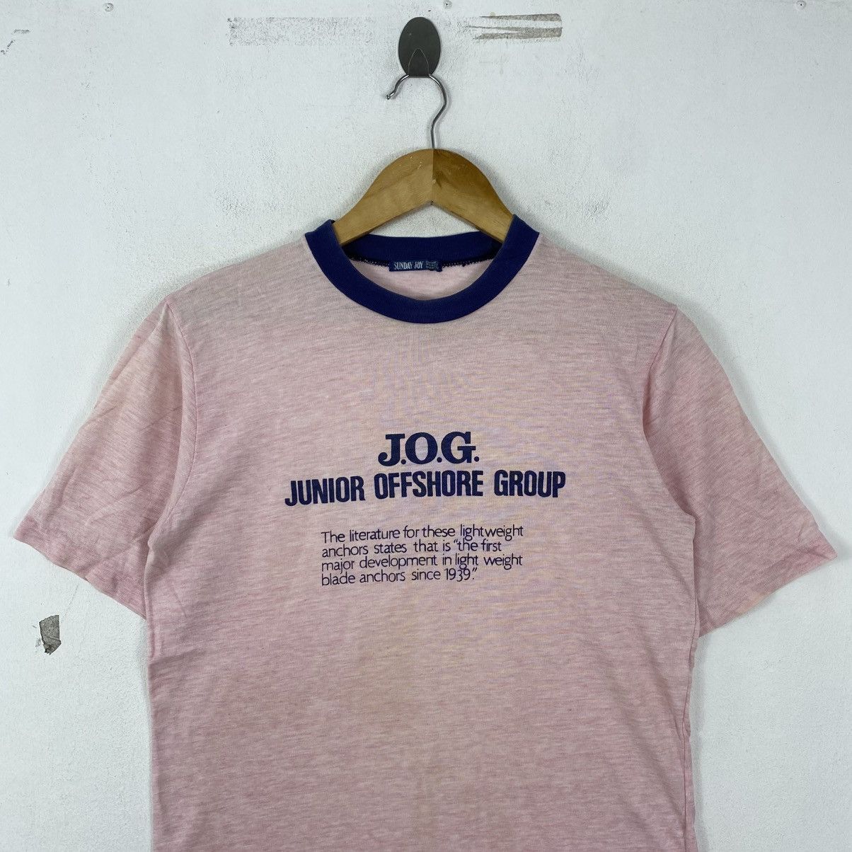 Vintage Vintage Sunday Joy Renown Sailing Ringer Shirt Size M Size US M / EU 48-50 / 2 - 3 Thumbnail