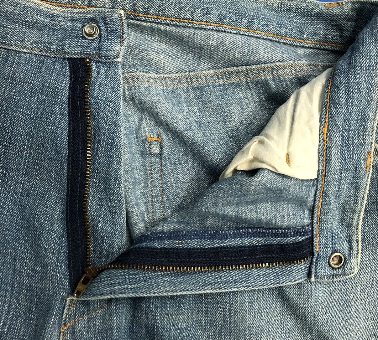 Blue Blue Japan Vintage Blue Blue Japan Made In Japan Denim Pants Size US 33 - 14 Thumbnail
