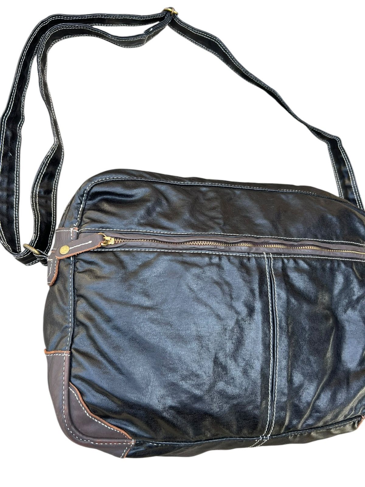 MasterPiece Vintage Masterpiece X chef d' oeuvre Waxed Bag Size ONE SIZE - 8 Thumbnail