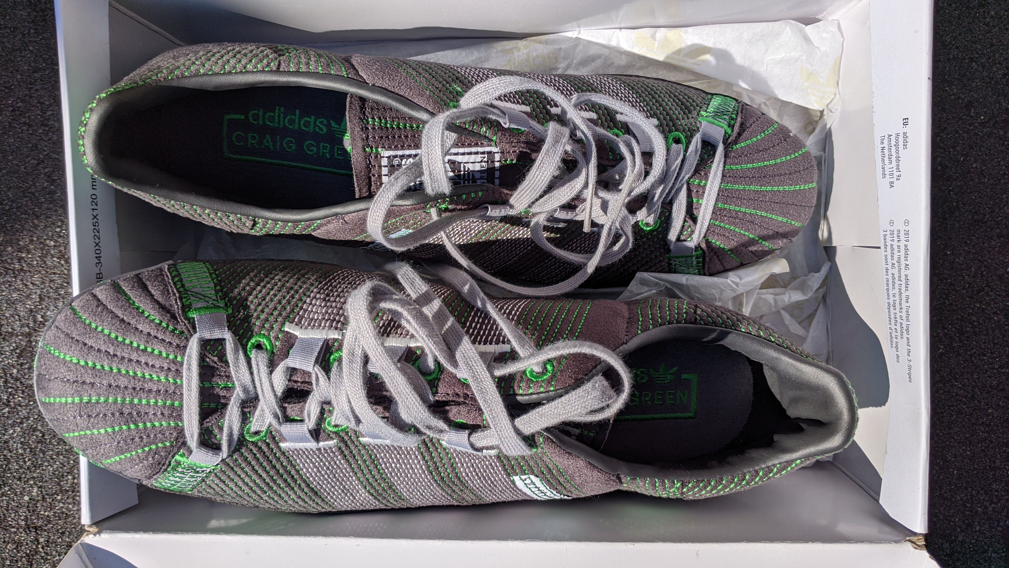 Adidas × Craig Green Adidas x Craig Green Fall 2020 Superstar Utility/Black/Green Size US 13 / EU 46 - 2 Thumbnail