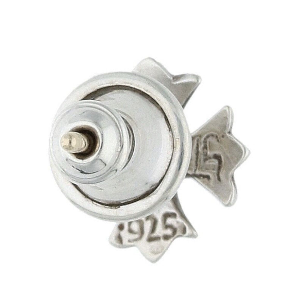 アクセサリー CHROME HEARTS CH cross stud earring Chrome Hearts 18k White Gold Diamond Cross Earring Stud -SRM