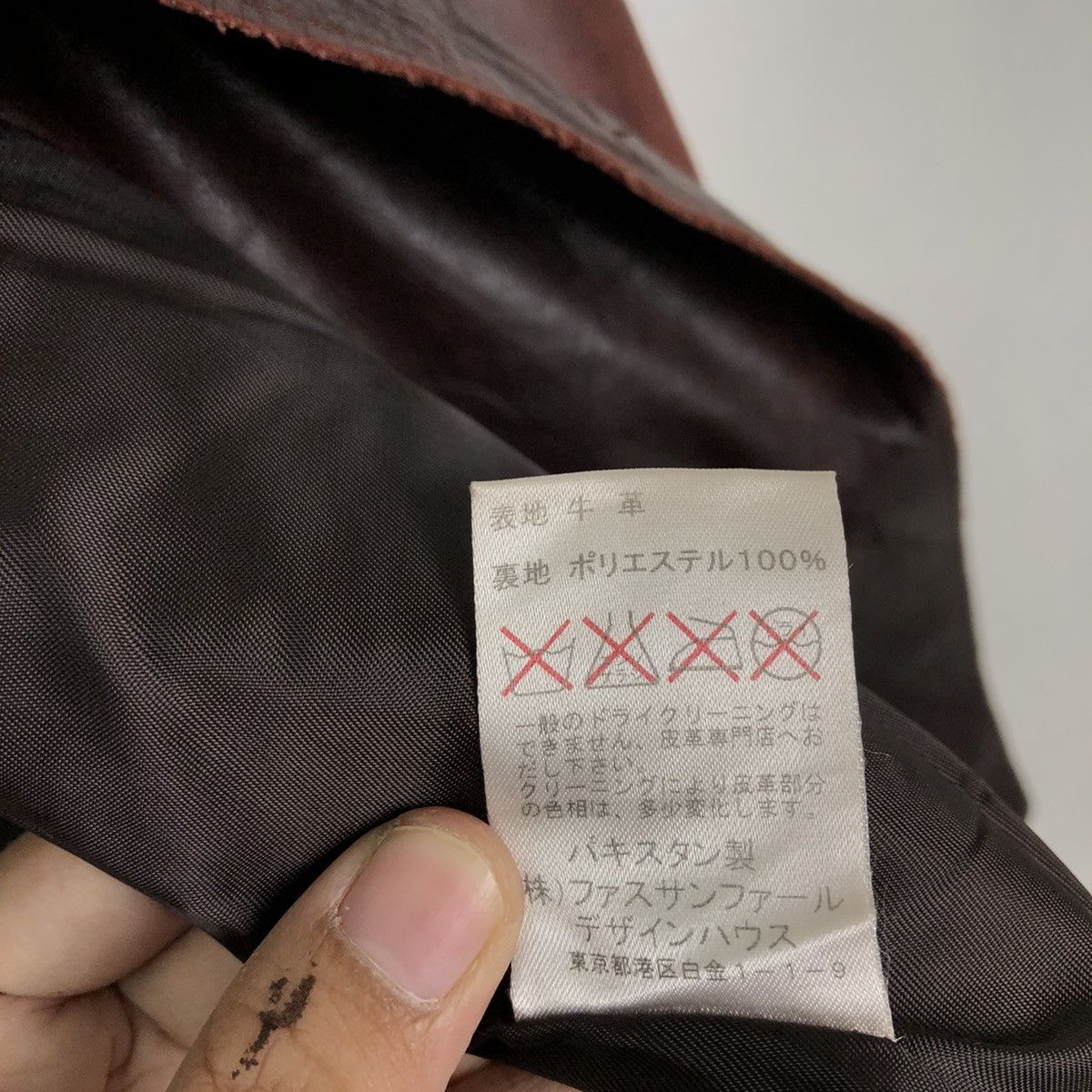 Japanese Brand VINTAGE BIKER LEATHER JACKET DOUBLE BREAST ACIDE JAPAN MADE Size US M / EU 48-50 / 2 - 14 Thumbnail