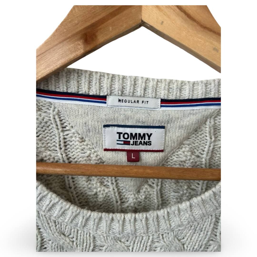 Tommy Hilfiger Tommy Hilfiger Cable knit sweater #849 Size US L / EU 52-54 / 3 - 2 Thumbnail