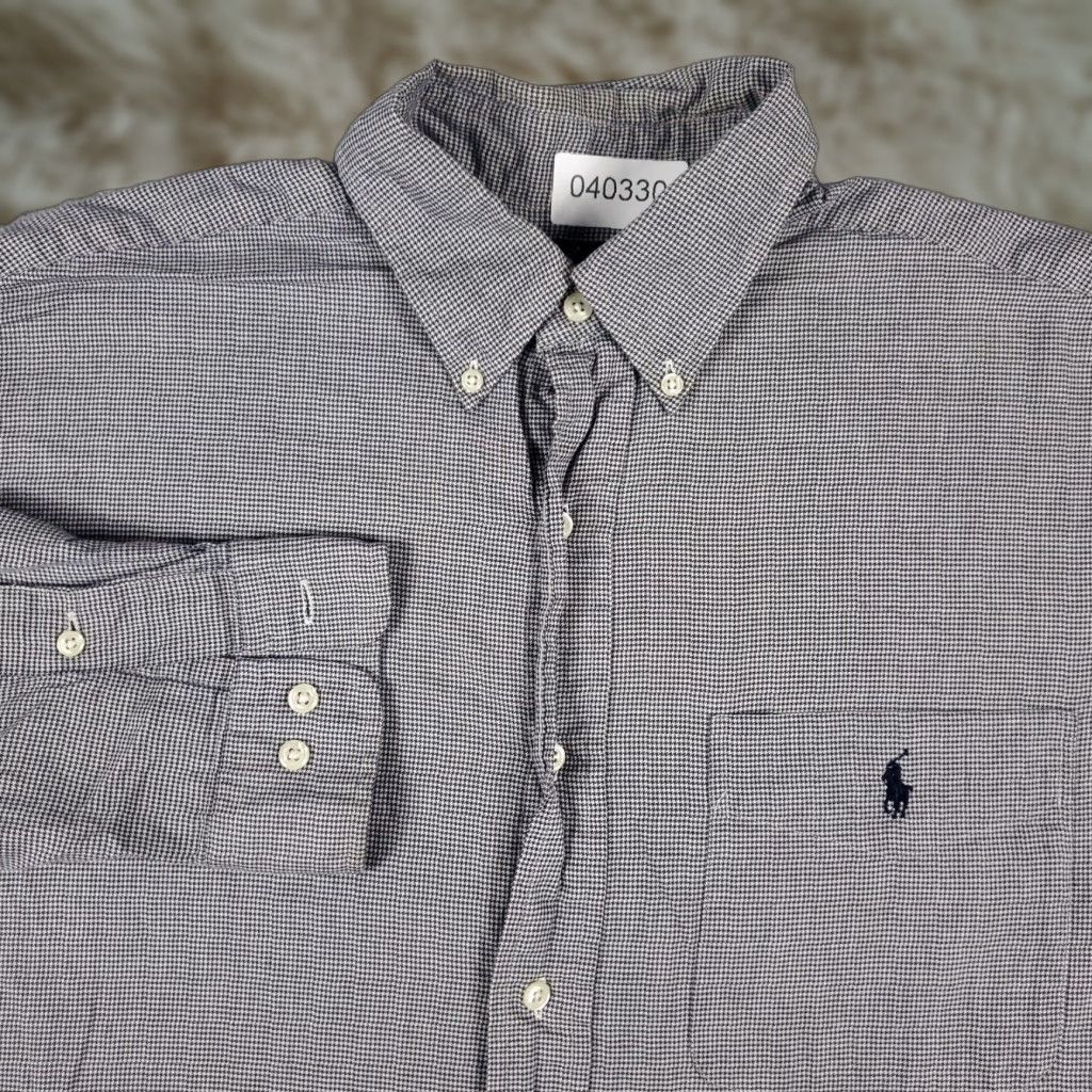 Ralph Lauren Ralph Lauren Dress Shirt Mens 15.5 Blue Long Sleeve Button-Down Regular Fit Size 40R - 1 Thumbnail