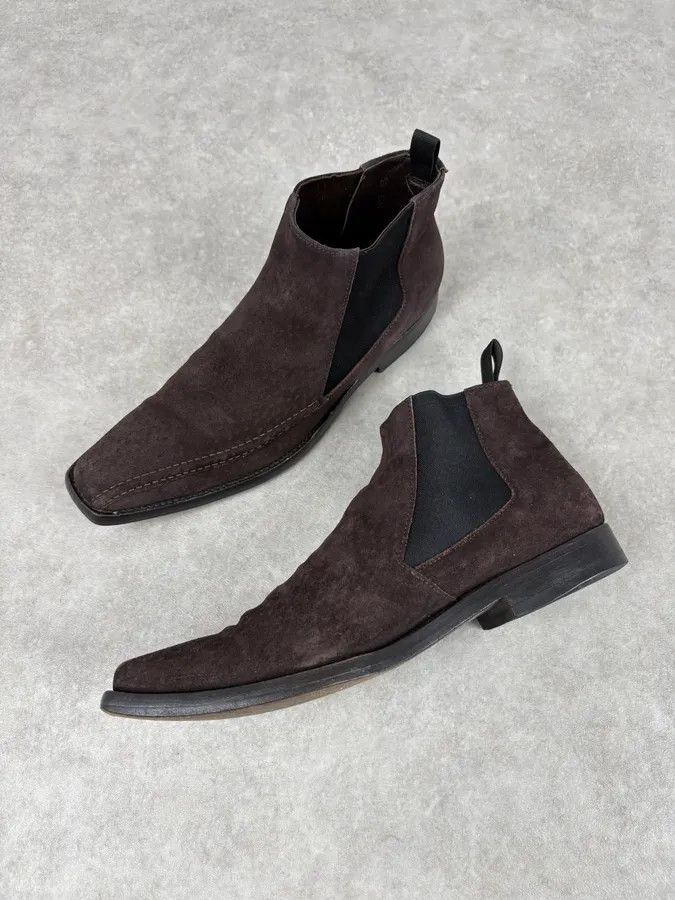 Prada AW2004 Prada Brown Classy Leather Boots Size US 7 / EU 40 - 6 Thumbnail