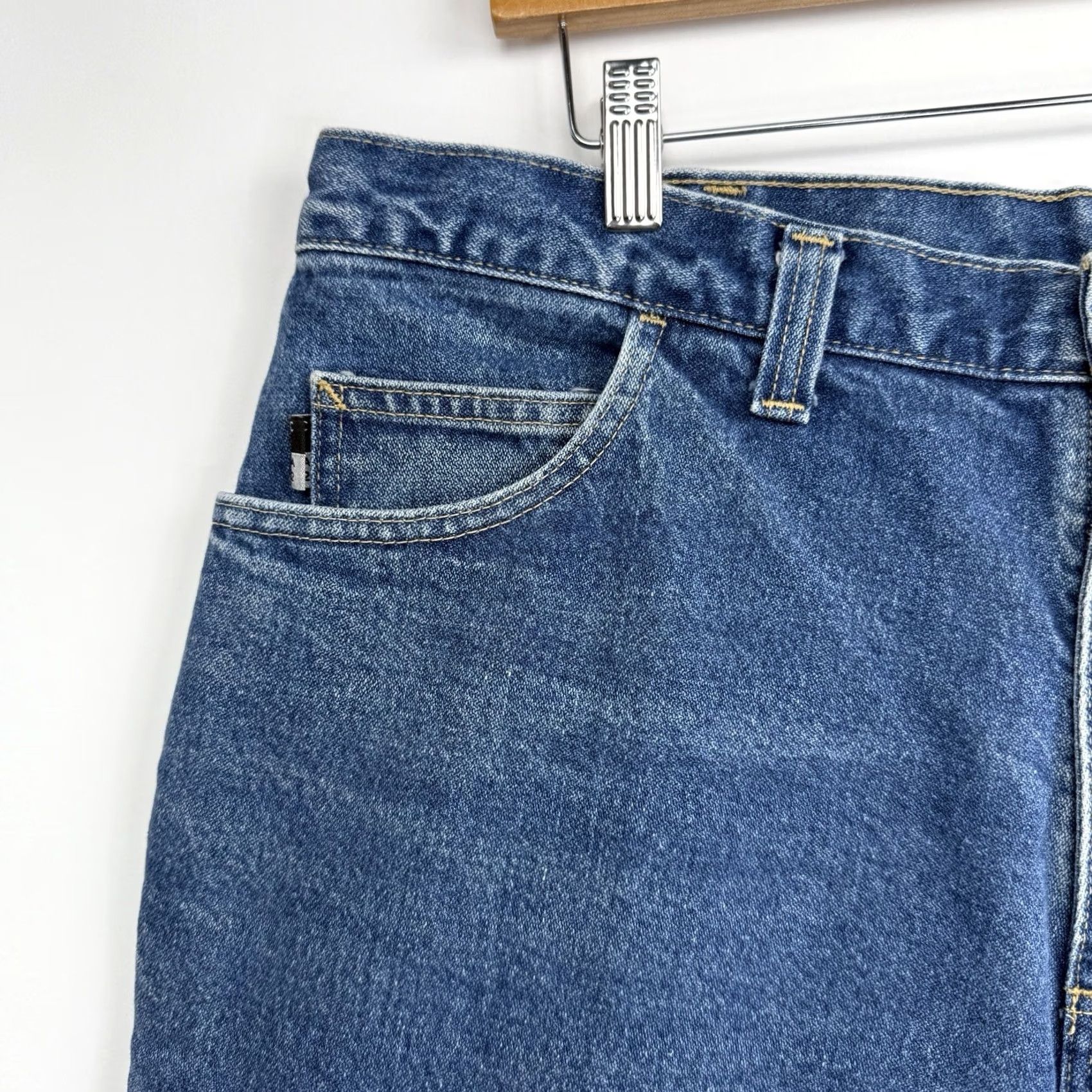Carhartt VINTAGE Carhartt FR Jeans Mens 38x30 Flame-Resistant Blue Denim 5-Pocket Work Size US 38 / EU 54 - 3 Thumbnail