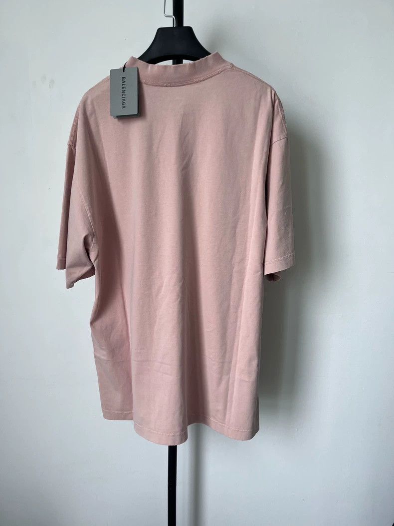 Balenciaga Balenciaga Monogrammed Crew Neck Pullover Short Sleeve Dro Size M / US 6-8 / IT 42-44 - 2 Thumbnail