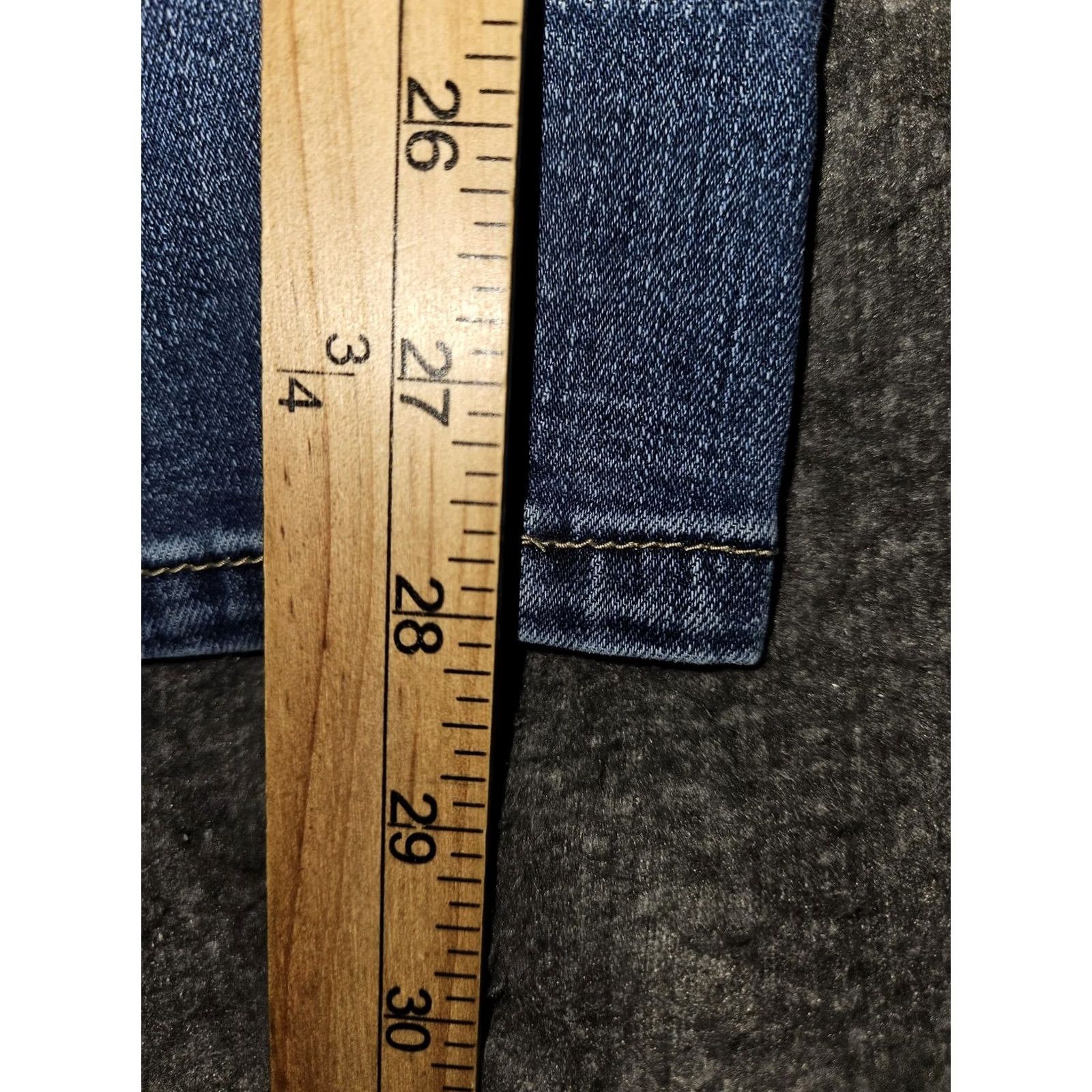 Vintage Judy Blue Jeans Womens 22W High Rise Boyfriend Distressed JB8275MD Size 40" / US 18 - 7 Thumbnail