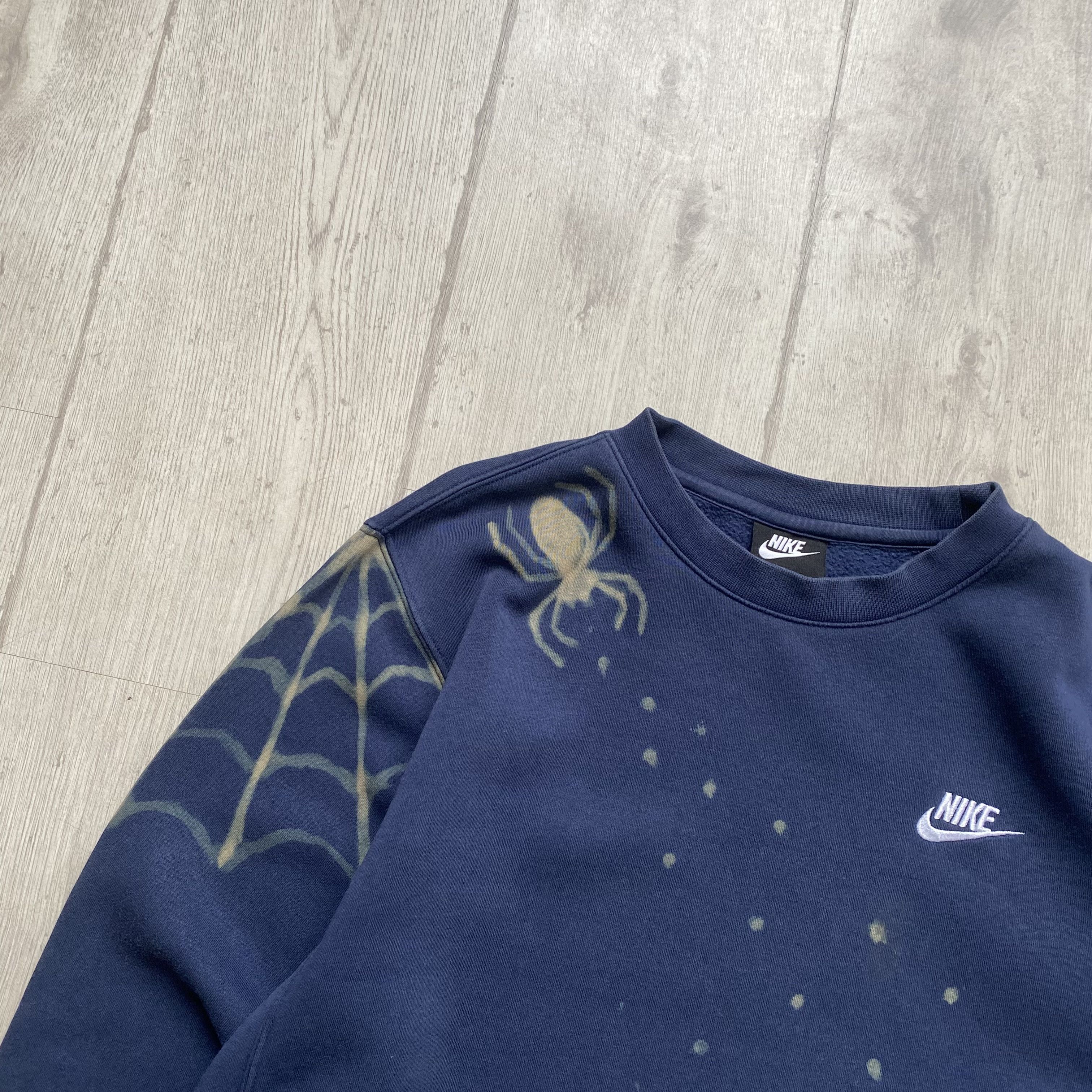 Nike Nike Custom Spider Web Sweatshirt Vintage Y2K Drill Handmade Size US M / EU 48-50 / 2 - 6 Thumbnail