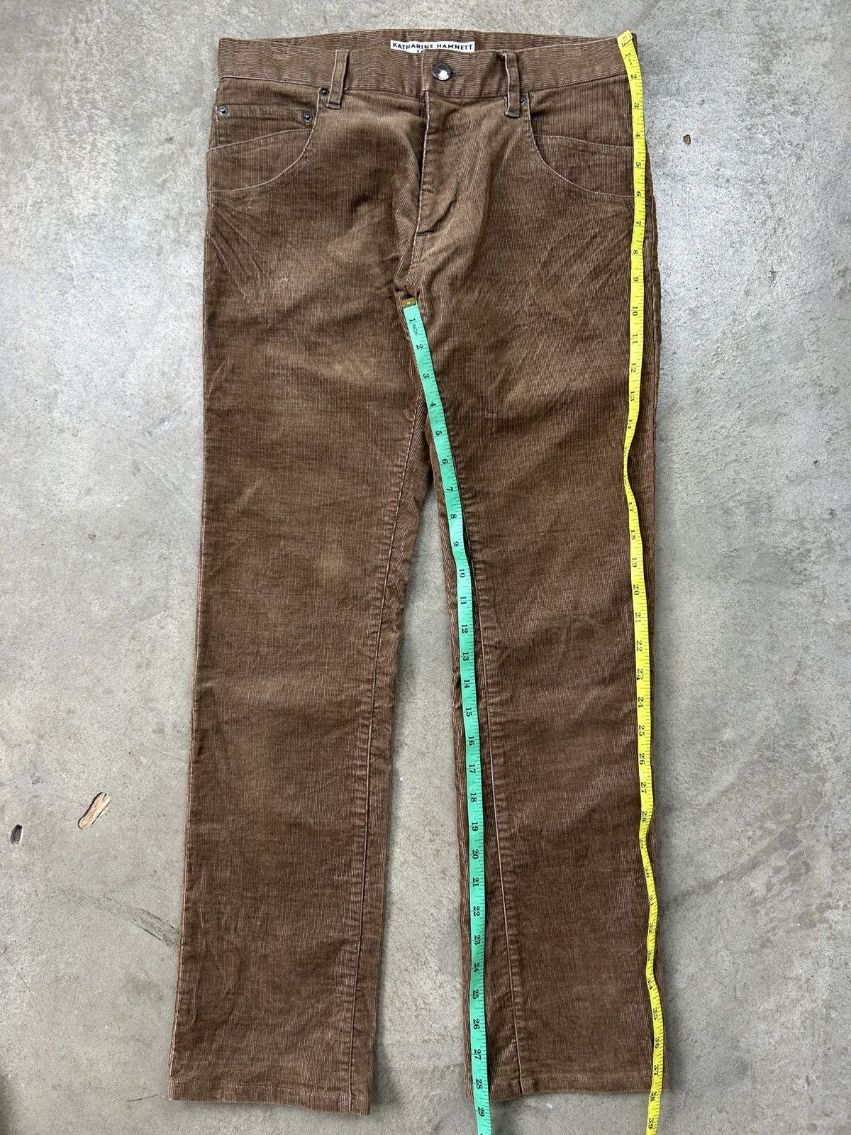 Katharine Hamnett London Katherine Hamnett London Corduroy Pants Size US 30 / EU 46 - 10 Thumbnail
