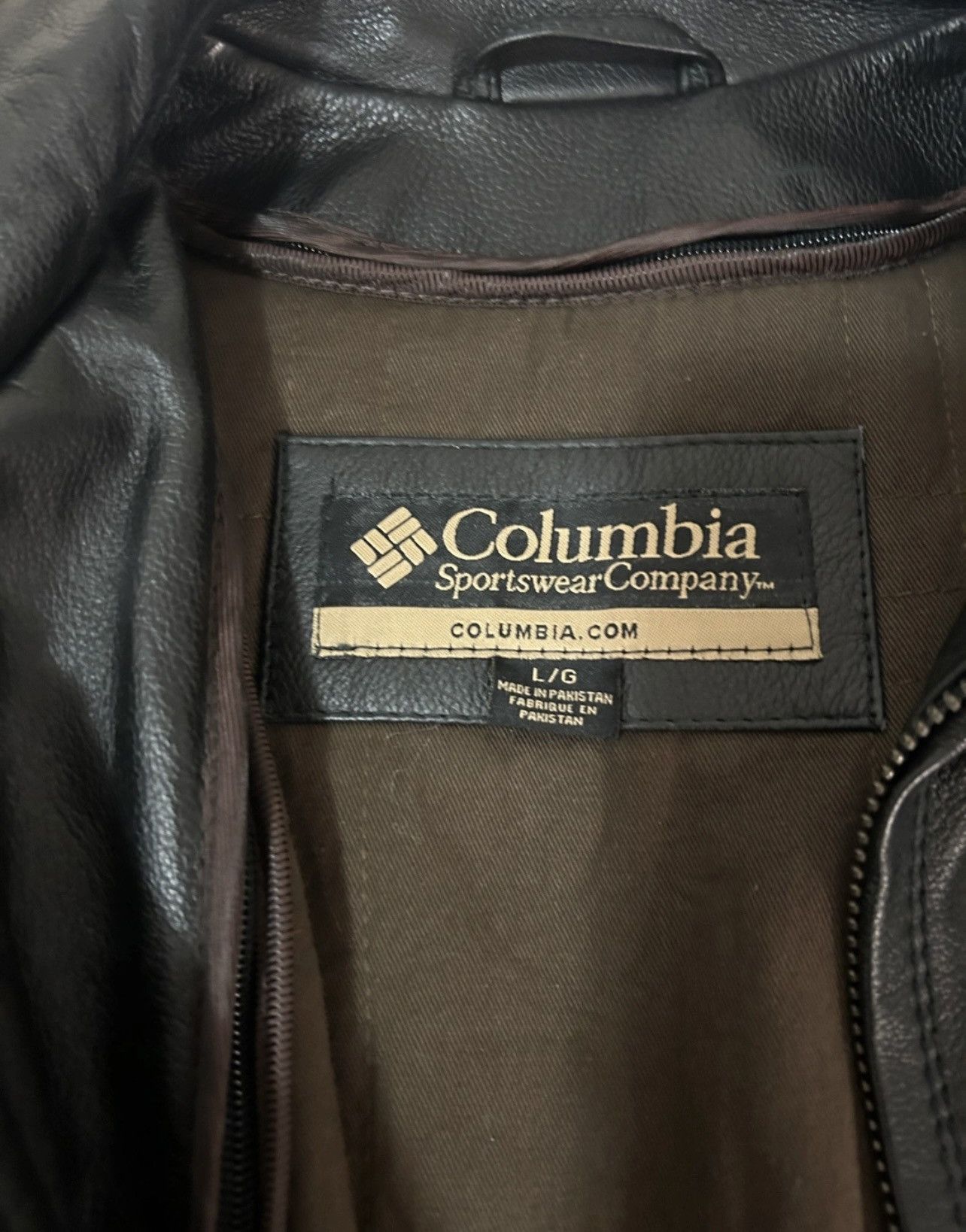 Columbia Brown Colombia leather jacket Size US L / EU 52-54 / 3 - 2 Thumbnail