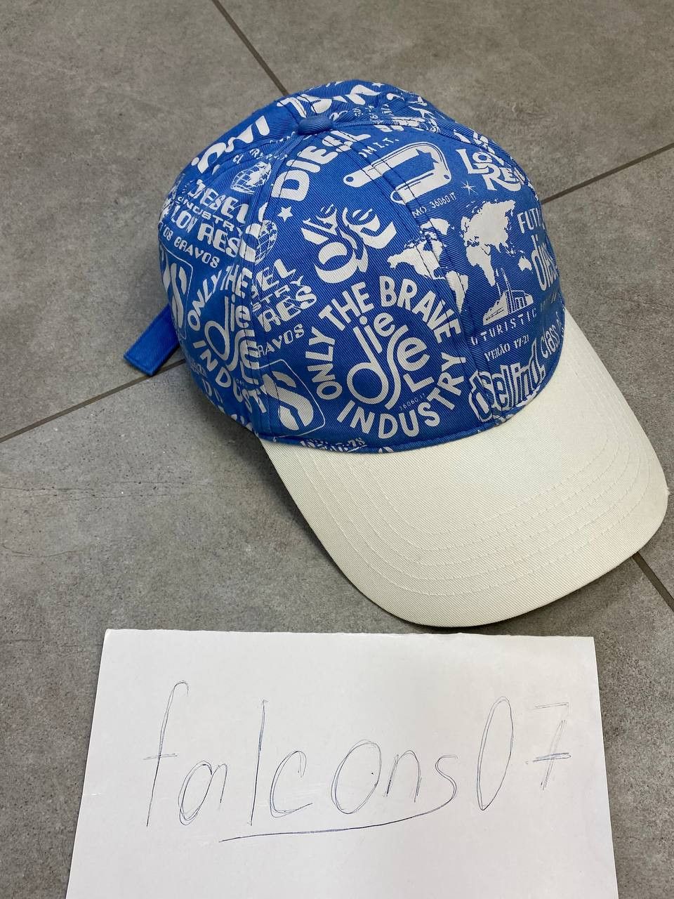 Diesel Vintage Diesel Y2K Logos Print Cap Hat Size ONE SIZE - 2 Thumbnail