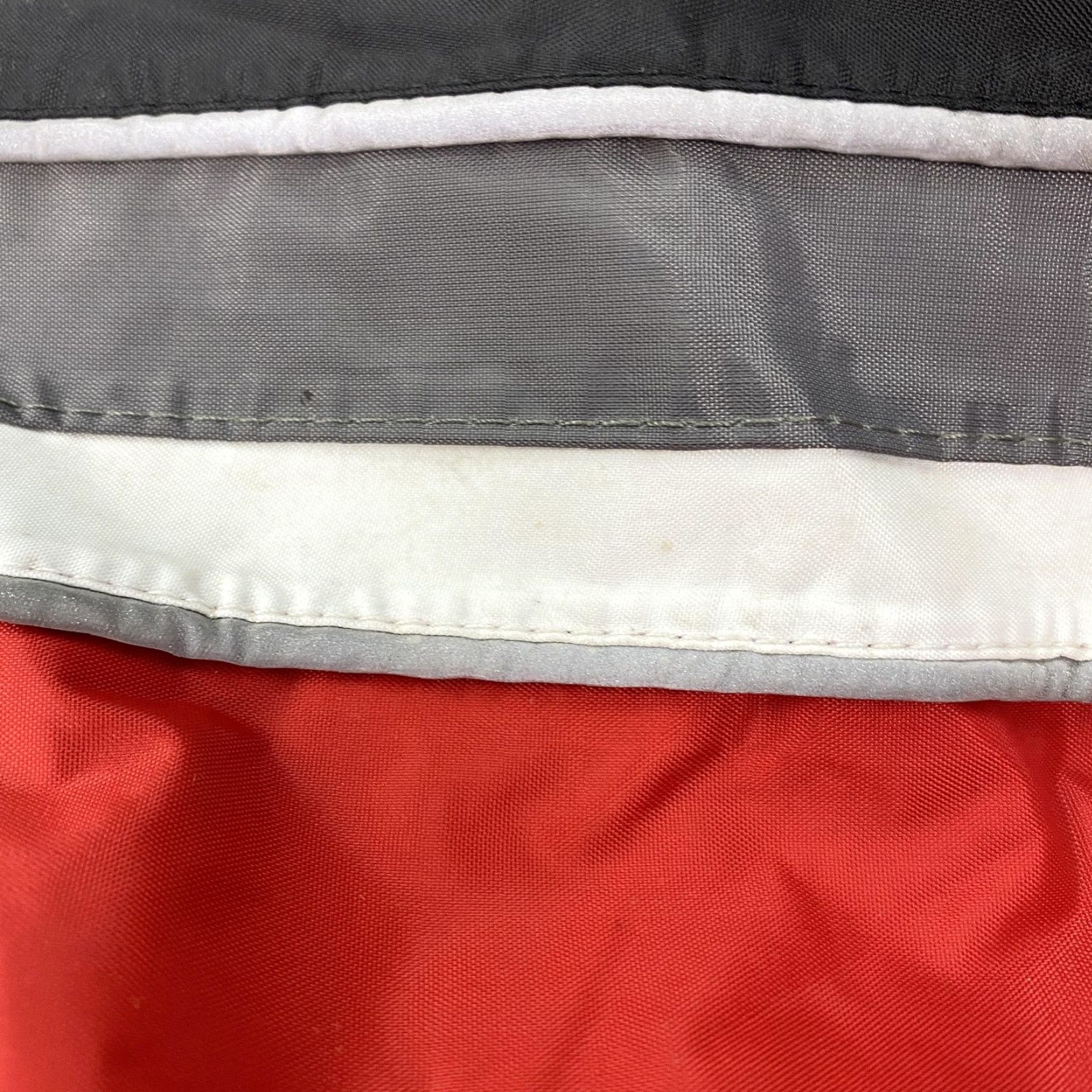 Vintage VINTAGE Tour Master Elite Series II Rainsuit Jacket Mens XL Motorcycle Hood Waterproof Red Striped Pattern 1980s Mens Size 46R - 7 Thumbnail
