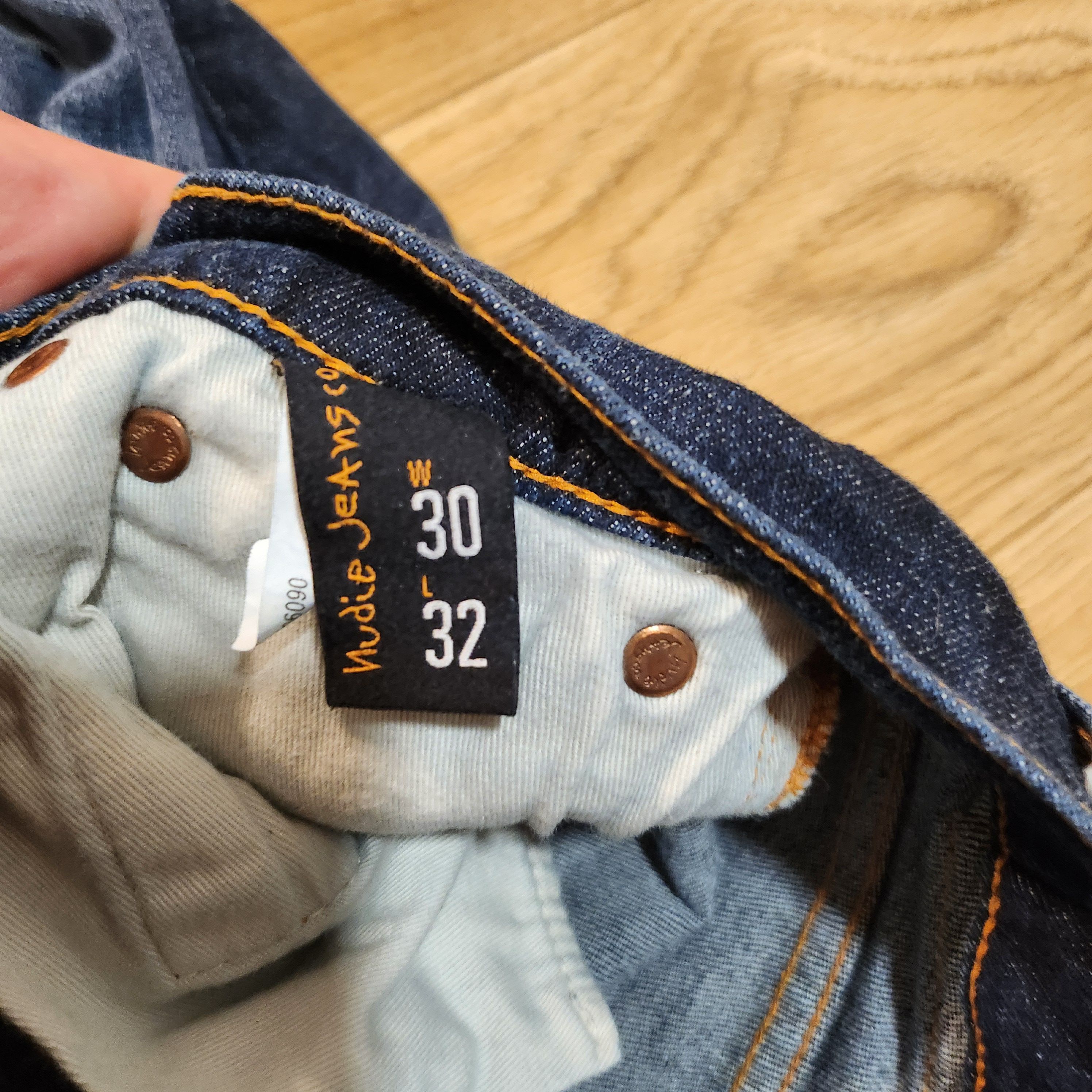 Nudie Jeans 30x32 Tight Terry - Nudie Jeans Blue Denim Size US 32 / EU 48 - 4 Thumbnail