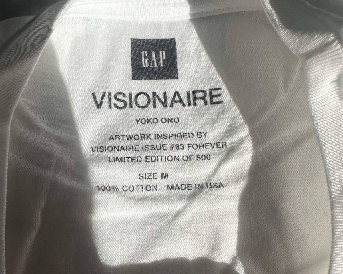 Gap × Visionaire Publications VISIONAIRE x GAP YOKO ONO GOLD T Shirt NEW! Size US M / EU 48-50 / 2 - 5 Thumbnail