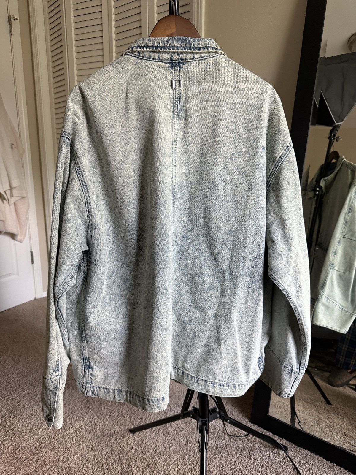 Wooyoungmi Wooyungmi blue plaque denim jacket Size US L / EU 52-54 / 3 - 3 Thumbnail