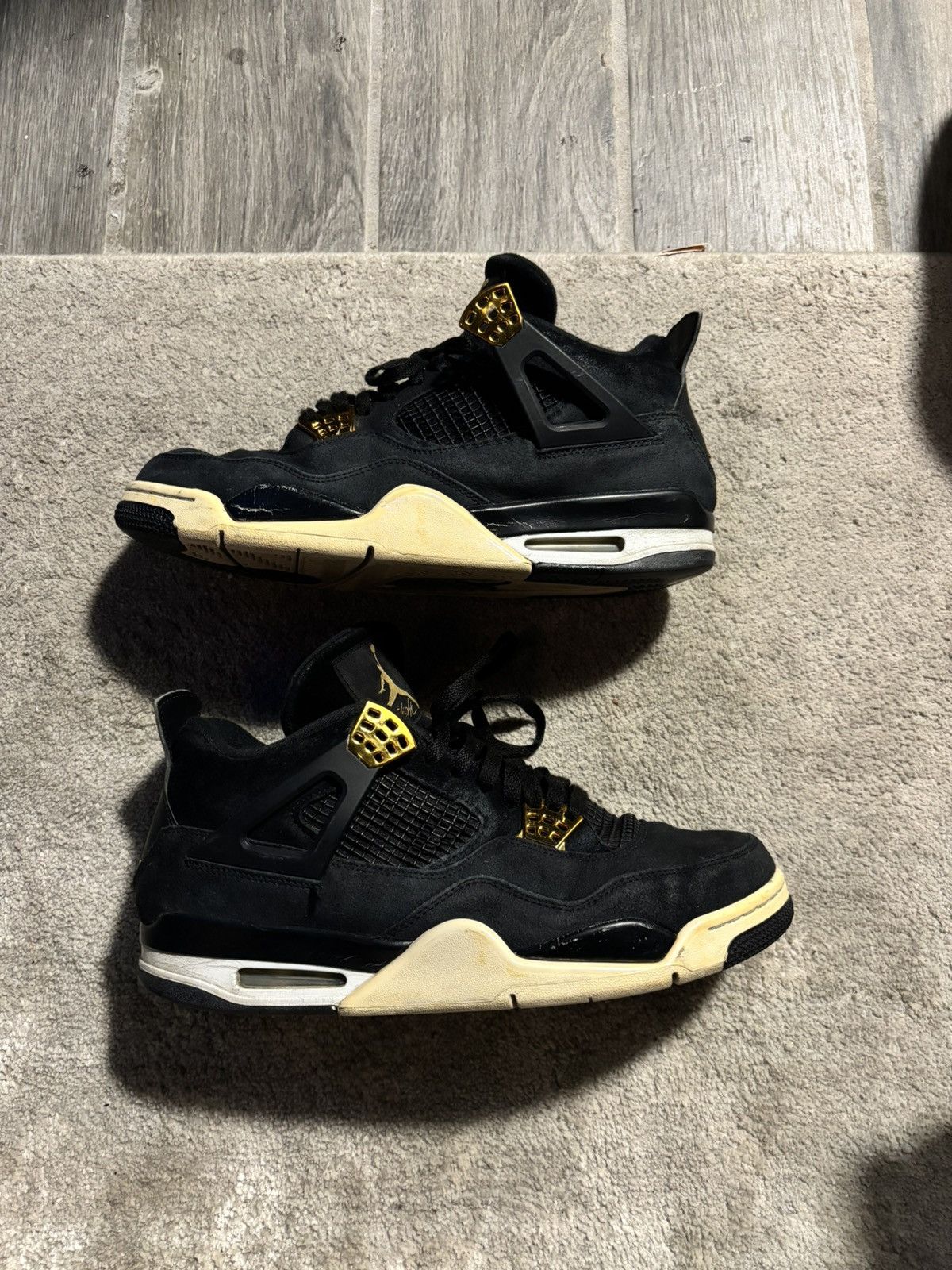 Jordan Brand Jordan Royal Gold 4s Size US 11.5 / EU 44-45 - 1 Thumbnail