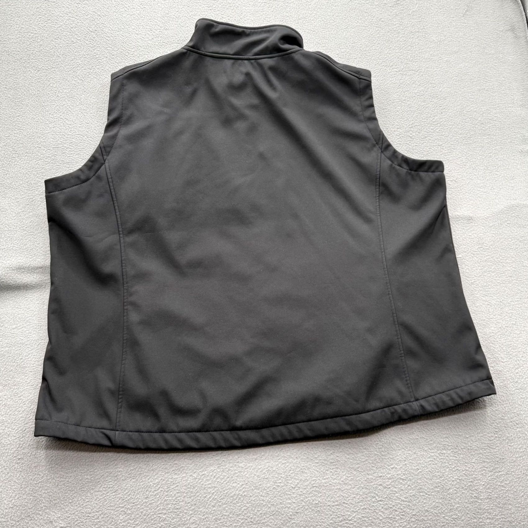 Vintage Iceburg Outerwear Vest Men 3XL Gray Softshell Full Zip Fleece Lined Pockets Size US XXL / EU 58 / 5 - 2 Thumbnail