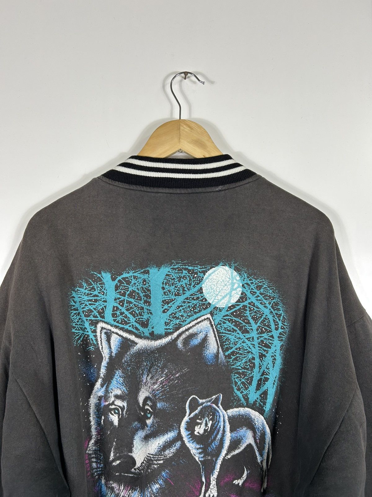 Vintage ⚡️Vintage 90’s Animal Baggy Bomber Jacket Size US L / EU 52-54 / 3 - 14 Thumbnail