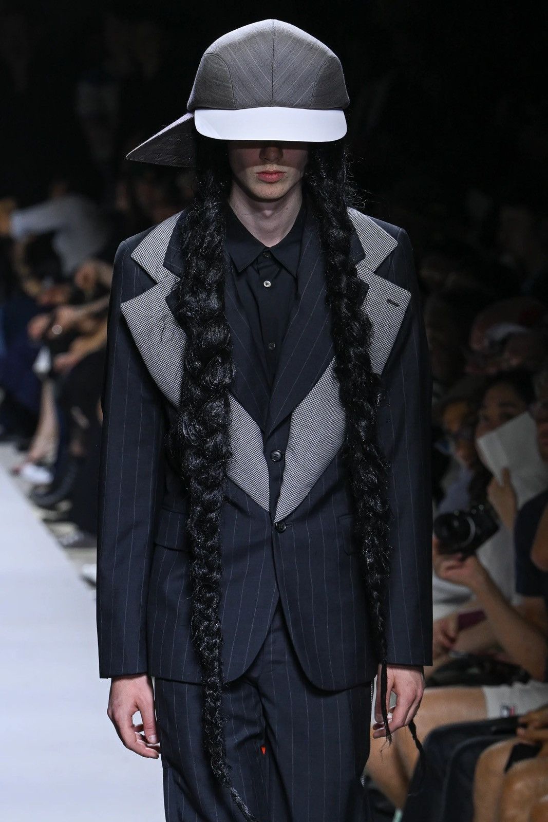 Comme des Garcons Homme Plus Comme des Garçons Homme Plus SS26 Layered Lapel Blazer Size US S / EU 44-46 / 1 - 2 Thumbnail