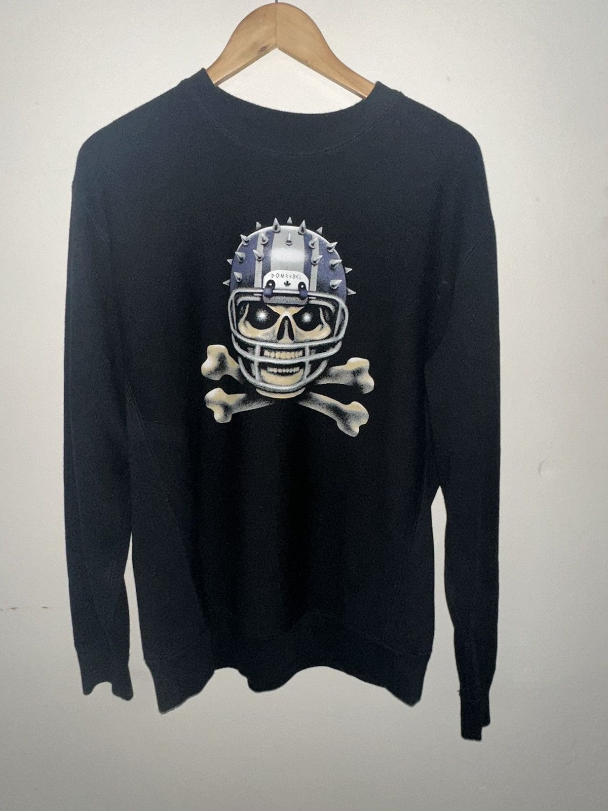 DOMREBEL Black Don Rebel Skull Crewneck Size US L / EU 52-54 / 3 - 1 Thumbnail