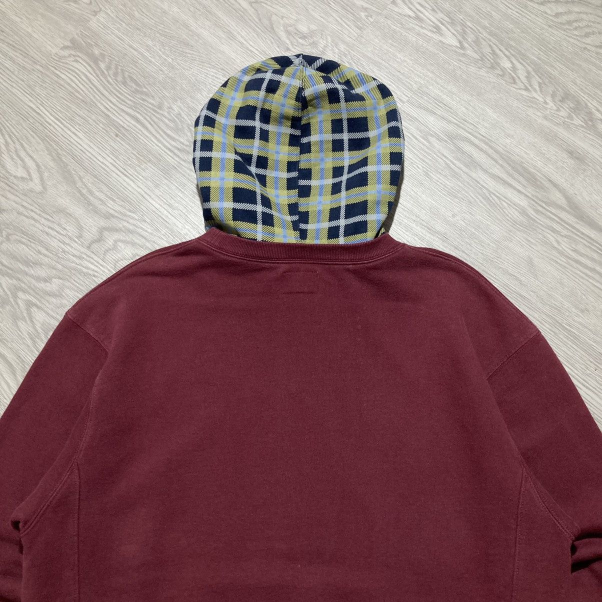 thisisneverthat 2000s ThisIsNeverThat Printed Bold Check Hooded Sweatshirt Size US XL / EU 56 / 4 - 11 Thumbnail