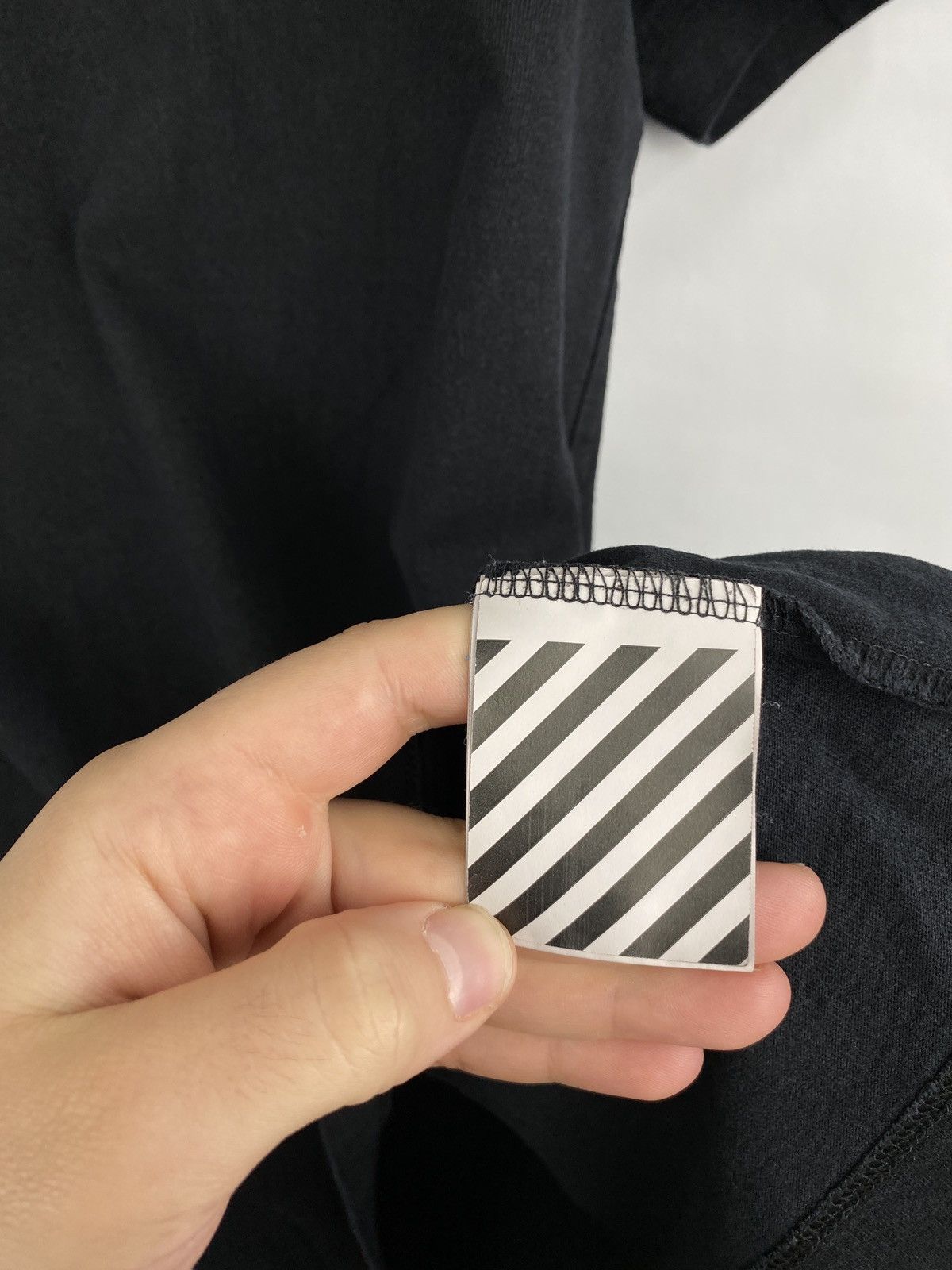 Off-White × Virgil Abloh Off White Airport Tape T-Shirt Y2K Rare Retro Hype Size US L / EU 52-54 / 3 - 9 Thumbnail