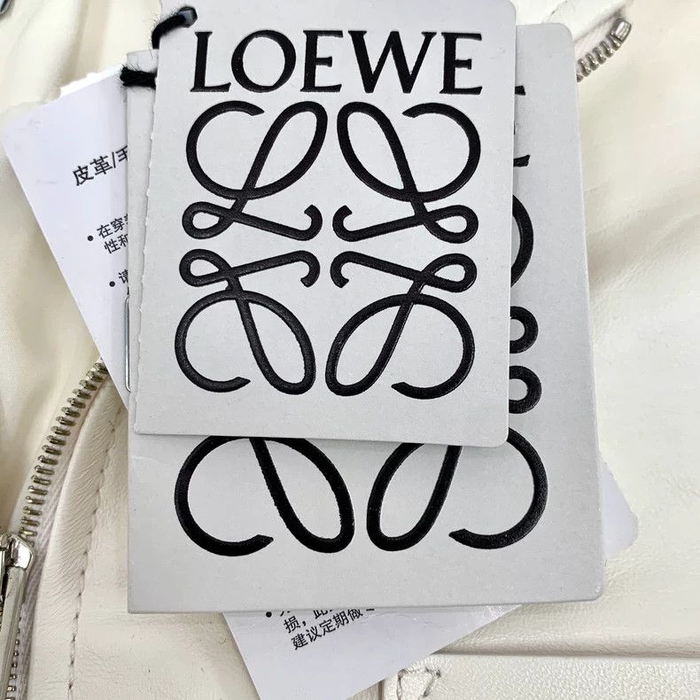 Loewe Loewe Miumiu logo leather hooded drawstring zipper long sl Size XS / US 0-2 / IT 36-38 - 8 Thumbnail