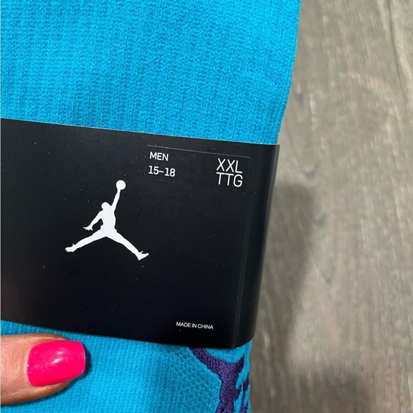 Nike NWT Nike Air Jordan Mens NBA Authentic Basketball Socks 2XL Size 36 - 2 Thumbnail